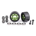 TRAXXAS Komplettrad f�r Wheelie bar 6061-T6 Alu gr�n (2)