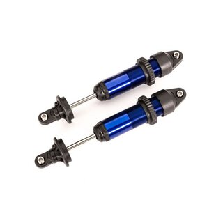 TRAXXAS GTX D�mpfer medium Aluminium blau (2)