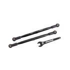 TRAXXAS Wide-X-Maxx Vorspurstangen 7075-T6 Alu schwarz...
