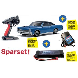Kyosho Fazer MK2 Pontiac GTO Tyrol Blue 1967 1:10 Full RS (NRG2023)