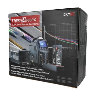 T1000 AC/DC Ladeger�t LiPo 1-6s 20A 450W AC
