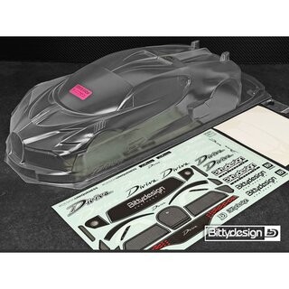 Bittydesign Divina Clear Body Shell for ARRMA Vendetta | Infraction Mega 1/8 RTR