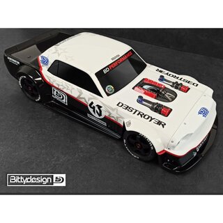 Bittydesign Destroyer Clear Body Shell for ARRMA Infraction | Limitless?1/7 RTR