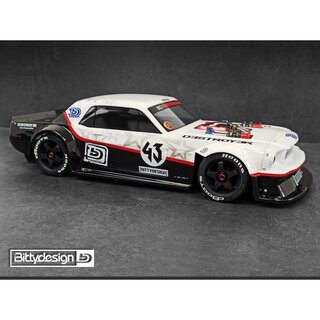 Bittydesign Destroyer Clear Body Shell for ARRMA Infraction | Limitless?1/7 RTR