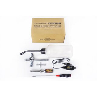 Koswork Nitro Engine Starter Set (w/glow igniter set,...