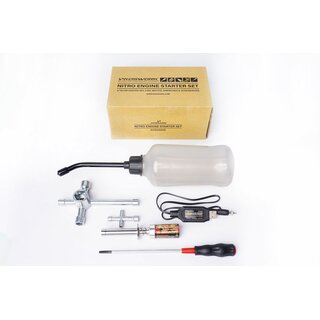 Koswork Nitro Engine Starter Set (w/glow igniter set, fuel bottle, wrenches & screwdriver)