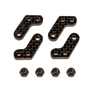 Team Associated Apex2 FT Steering Arms, carbon fiber