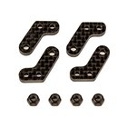 Team Associated Apex2 FT Steering Arms, carbon fiber