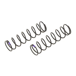 Team Associated Rear Springs V2, purple, 5.1 lb/in, L86, 9.0T, 1.6D
