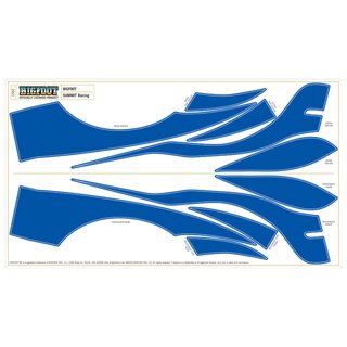 JConcepts 2010 Ford Raptor, Summit Racing BIGFOOT Scallop body (Fits ? Losi LMT, Axial SMT10)