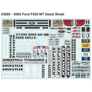 JConcepts 2005 Ford F-250 Super Duty, BIGFOOT Nation body (Fits ? Losi LMT, Axial SMT10)