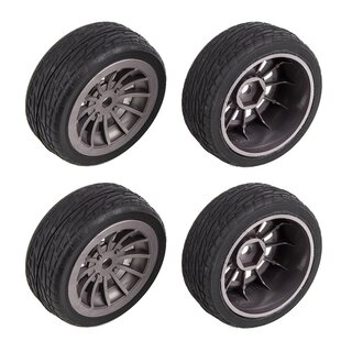 Team Associated APEX2 Sport, Datsun 240Z Wheels and Tires