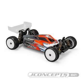 JConcepts S2 - Schumacher Cat L1R body w/ Carpet | Turf wing