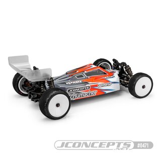JConcepts S2 - Schumacher Cat L1R body w/ Carpet | Turf wing - light-weight