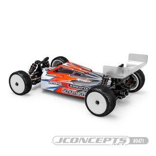JConcepts S2 - Schumacher Cat L1R body w/ Carpet | Turf wing - light-weight