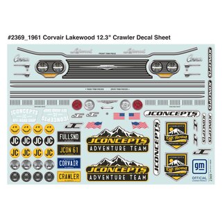 JConcepts 1961 Corvair Lakewood, 12.3? wheelbase (Fits-TRX-4 Sport, Enduro, Axial, Vanquish 12.3 wheelbase)