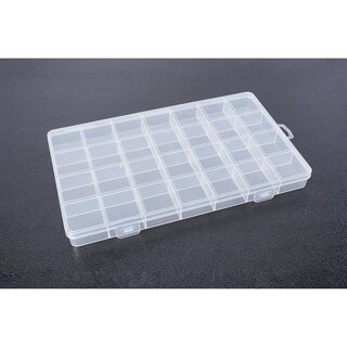 Koswork Parts Box 225x130x20mm (Grid Design in Lid, 28...