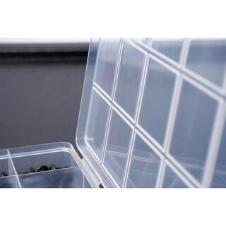 Koswork Parts Box 225x130x20mm (Grid Design in Lid, 28 fixed compartments)