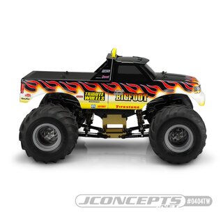 JConcepts 1993 Ford F-250 monster truck Tribute Wheels BIGFOOT? body w/ racerback and visor