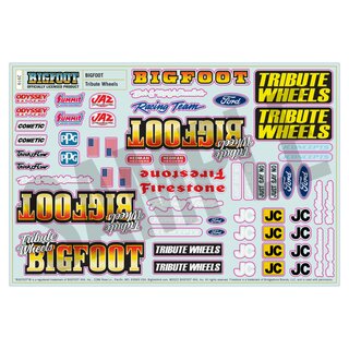 JConcepts 1993 Ford F-250 monster truck Tribute Wheels BIGFOOT? body w/ racerback and visor