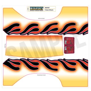 JConcepts 1993 Ford F-250 monster truck Tribute Wheels BIGFOOT? body w/ racerback and visor