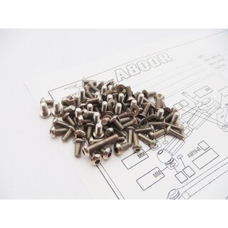 Hiro Seiko A800R Titanium Hex Socket Screw Set (106pcs)