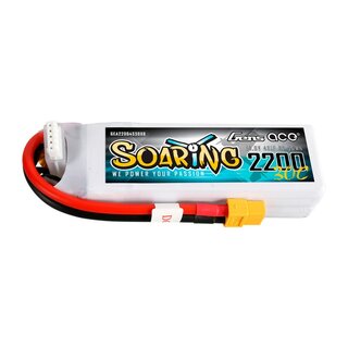 Gensace Soaring LiPo 4S 14.8V-2200-30C(XT60) 107x34x27mm...