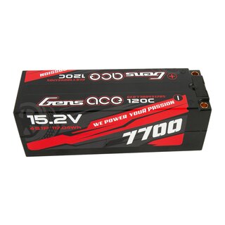 Gens ace Black Hard LiPo 4S HV 15.2V-7700-120C(5mm)...
