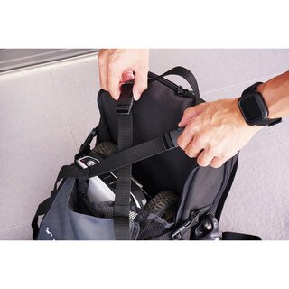 Koswork RC Car Expandable Backpack (1/8 Buggy, 1/10 Buggy, Truck, Touring & Crawler) Black