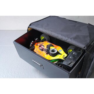 Koswork 1/8 Compact 3 Drawer Buggy/Onroad Car Bag (1/8, 1 Large & 2 Medium)