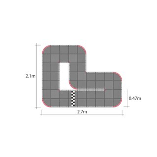 Kyosho Kyosho Mini-Z Grand Prix Circuit 30 Urethane (48pcs - 30x30)