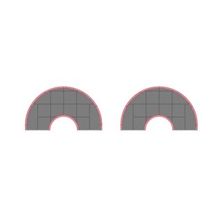 Kyosho Kyosho Mini-Z Grand Prix Circuit50 Erweiterung Oval (32 St)
