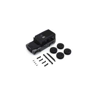 Kyosho Karosserie Land Rover Defender 90 Gray Mini-Z 4X4 MX01