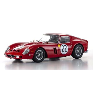 Kyosho Kyosho 1:18 Ferrari 250 GTO 3rd Over All LM 1962...
