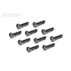 CARTEN Linsenkopfschrauben M3x20mm 12.9 Black Nickel...