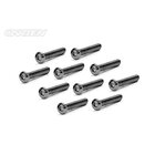 CARTEN Linsenkopfschrauben M3x25mm 12.9 Black Nickel...