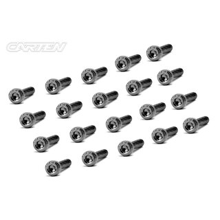 CARTEN Zylinderkopfschrauben M3x16mm 12.9 Black Nickel Coating (20)