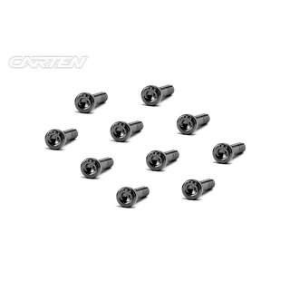 CARTEN Zylinderkopfschrauben M3x18mm 12.9 Black Nickel Coating (10)