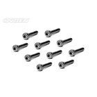CARTEN Zylinderkopfschrauben M3x20mm 12.9 Black Nickel...