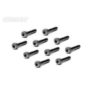 CARTEN Zylinderkopfschrauben M3x22mm 12.9 Black Nickel Coating (10)