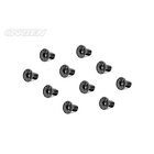 CARTEN Senkkopfschrauben M4x8mm 12.9 Black Nickel Coating...