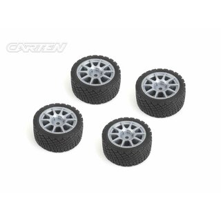 CARTEN M-Rally R�dersatz 10-Speichen +1mm grau (4)