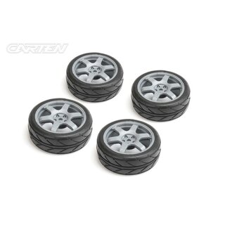 CARTEN TC Intermediate R�dersatz 6-Speichen ET-0mm silber (4)