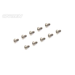 CARTEN Titan Gr-2 Linsenkopfschrauben M3x6mm  (10)