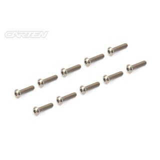 CARTEN Titan Gr-2 Linsenkopfschrauben M3x16mm  (10)