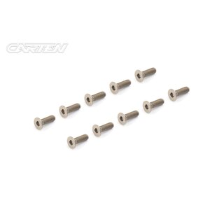 CARTEN Titan Gr-2 Senkkopfschrauben M3x10mm (10)
