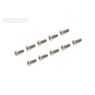 CARTEN Titan Gr-2 Senkkopfschrauben M3x12mm (10)