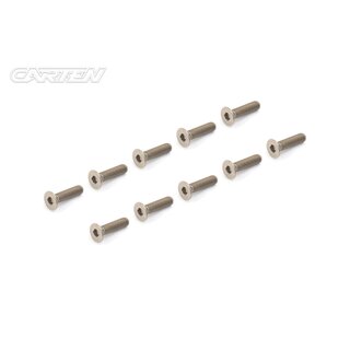 CARTEN Titan Gr-2 Senkkopfschrauben M3x14mm (10)