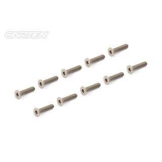 CARTEN Titan Gr-2 Senkkopfschrauben M3x16mm (10)