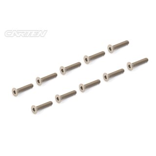 CARTEN Titan Gr-2 Senkkopfschrauben M3x18mm (10)